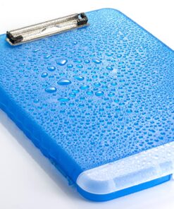 Officemate OIC Slim Clipboard Storage Box Blue 33 91NmOKTw2L