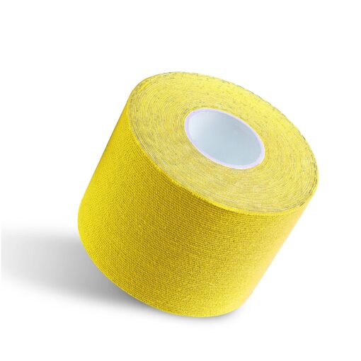 Therapeutic Kinesiology Tape Uncut Roll | Reduce Muscle Inflammation Athletic Tape, Preferred by Athletes, High-Grade Water-Resistant Material Yellow 2020 1 Count (Pack of 1)