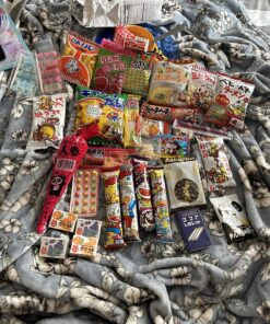 Assorted Japanese Junk Food Snack "Dagashi" Economical 34 Packs of 27 Types Assorted 34 Piece Set 48 91NmvnkOkWL