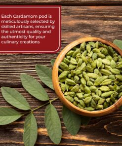 Spicy World Green Cardamom Pods 3.5 Oz - As Seen on Tik Tok - Premium Quality Whole Green Cardamom Pods | Vegan | Large | Aromatic Cardamon 3.5 Ounce (Pack of 1) 28 91NnLQ6bpLL
