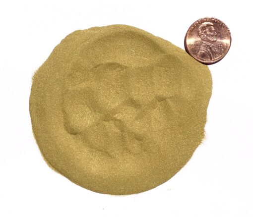 Brass Powder for Metal Inlay, 2 Ounces