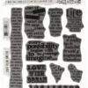 Stampers Anonymous Tim Holtz Cling Stamps 7"X8.5", Stuff 2 Say 12 91Nr6JmjUwL