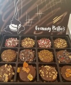 Christmas Chocolate Gift Baskets, 20 Cookie Chocolates Box, Covered Cookies Holiday Gifts Sets, Family Food Delivery Ideas, Prime Gourmet Candy Basket, For All Couples Families Adults Men Women Mom 50 91Nx9yx37RL