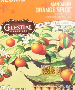 Celestial Seasonings Mandarin Orange Spice Herbal Tea, K-Cup Portion Pack for Keurig K-Cup Brewers, 24-Count 24 Count (Pack of 1) 10 91O0m7jnydL