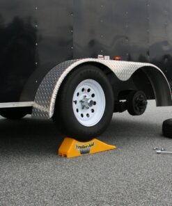 Trailer-Aid "Plus" Tandem Tire Changing Ramp, The Fast and Easy Way To Change A Trailer's Flat Tire, Holds up to 15,000 Pounds, 5.5 Inch Lift (Yellow) Standard Packaging 20 91O0rIewNUL