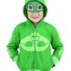 PJ Masks Boys' Toddler Gekko and Catboy Hoodie 3T Green Long Sleeve 20 91O157RpGwL
