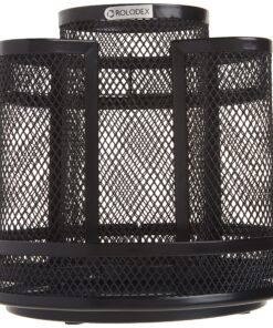 Rolodex Mesh Collection Spinning Desk Sorter, Black 19 91O76sy qaL 1