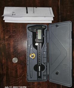 NEIKO 01407A Electronic Digital Caliper | 0-6 Inches | Stainless Steel Construction with Large LCD Screen | Quick Change Button for Inch/Fraction/Millimeter Conversions 6 Inch 50 91O9EV8I5bL