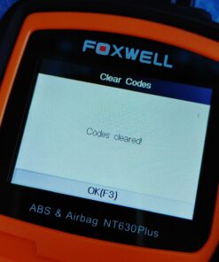 FOXWELL NT630 Plus OBD2 Scanner Diagnostic Tool, Car Code Reader ABS Scan Tool Bleeding Brake SRS Scanner Bidirectional Control with Airbag Light Reset SAS Calibration Oil Light EPB Service 71 91OAqePEknL
