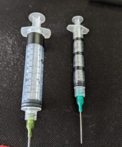 Dispense All - The 9 Pack - 10ml 3ml 1ml Syringes with 14G & 18G Blunt Tipped Dispensing Needles and Syringe Caps, Luer Lock | Repair Refill Mix Measure Transfer Ink Juice Oil Wood Glue Adhesive Epoxy 17 91ODA9zgWPL