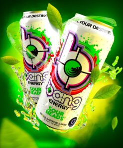 Bang Energy Sour Heads, Sugar-Free Energy Drink, 16-Ounce (Pack of 12) 16 Ounce (Pack of 12) 15 91ODOLxaTL