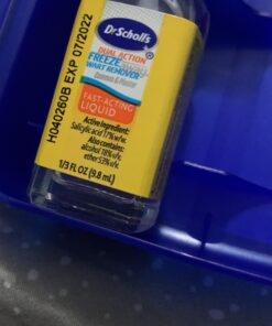 Dr. Scholl's Dual Action Freeze Away WART Remover, 8 Applications // Freeze Therapy + Powerful Fast Acting Salicylic Liquid to Remove Common and Plantar Warts, 0.33 Fl Oz, 1 Count 59 91ODhw06J9L