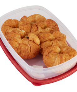 Rubbermaid Easy Find Lids Food Storage Container, 1.5 Gallon, Racer Red 10 91OEc6uXkGL