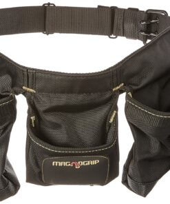 Alternative view of MagnoGrip 002-382 12-Pocket Magnetic Carpenter's Tool Belt, Black