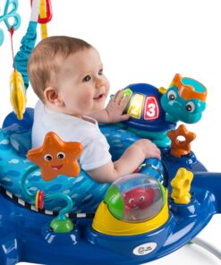 Baby Einstein Neptune's Ocean Discovery Activity Jumper, Ages 6 months +, Max weight 25 lbs., Unisex 32 91OFX2uGgOL
