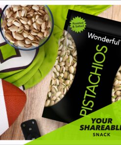 Wonderful Pistachios In Shell, Roasted and Salted Nuts, 48 Ounce Resealable Bag - Healthy Snack, Protein Snack, Pantry Staple Roasted & Salted 3 Pound (Pack of 1) 21 91ORuaYOUqL