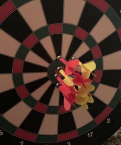 Magnetic Dart Board - 12pcs Magnetic Darts (Red Green Yellow) - Excellent Indoor Game and Party Games - Magnetic Dart Board Toys Gifts for 5 6 7 8 9 10 11 12 Year Old Boy Kids 33 91OS6zEXgeL