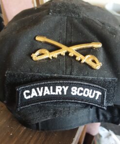 Customizable Text Tab Patch w/Hook Fastener Patch - Black 20 91OSyu24BDL