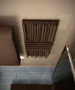 BXI Sound Absorber - 16 X 12 X 3/8 Inches 6 Pack High Density Acoustic Absorption Panel, Sound Absorbing Panels Reduce Echo Reverb, Tackable Acoustic Panels for Wall and Ceiling Acoustic Treatment 16'' X 12'' X 3/8'', 6 Pcs Matte Black 27 91OV7YeQF8L