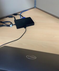 Dell WD15 Monitor Dock 4K with 180W Adapter, USB-C, (450-AEUO, 7FJ4J, 4W2HW),Black,Dual Display 31 91Oby789LAL