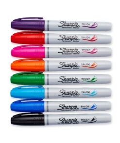 SHARPIE Brush Tip Permanent Markers, 8 Colored Markers (1810703) 8-Count 7 91Ods8dYVrL