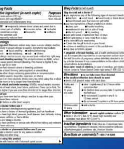 Amazon Basic Care Naproxen Sodium Tablets 220 mg, Pain Reliever/Fever Reducer (NSAID), Muscular Aches, Backache, Headache, Toothache, Minor Arthritis Pain Relief and More, 300 Count Pain Reliever/Fever Reliever 300 Count (Pack of 1) 18 91Oe291SwiL