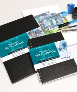 Alternative view of Stillman & Birn Epsilon Series Wirebound Sketchbook, 7" x 10", 150 GSM (Heavyweight), White Paper, Smooth Surface 7" x 10" 150 gsm (Heavyweight)