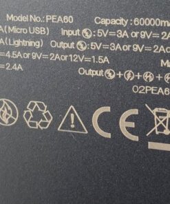 ROMOSS Power Bank 60000mAh High-Capacity Portable Charger, Power Station, 22.5W Fast Charging, PD 3.0, USB C, 4 Outputs & 3 Inputs with LCD Display for iPhone, Android Travel and Outdoors Black 66 91Oim9FSo4L