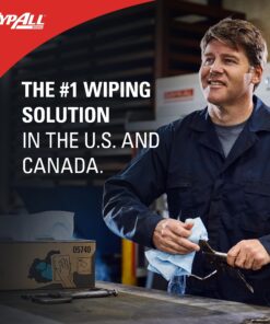 WypAll Power Clean X80 Heavy Duty Towels, Brag Box, 41041(02) 8294 (001) Blue, 1 Box with 160 Sheets 160 Count (Pack of 1) 14 91Okv0eqlgL