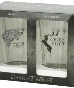 Dark Horse Deluxe Game of Thrones Pint Glass Set: Stark and Baratheon 9 91Onrj8kYVL