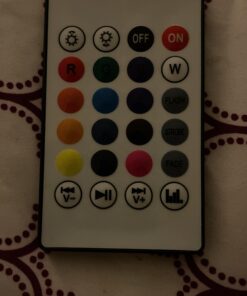 Texsens LED Light Bulb Bluetooth Speaker, 6W E26 RGB Changing Lamp Wireless Stereo Audio with 24 Keys Remote Control 31 91OpDaBDHaL