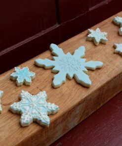 R&M International Snowflake Cookie Cutters, Assorted Sizes, 7-Piece Set 7-Piece Set (Polyresin Coated) Blue 19 91OqLJSq9JL 2