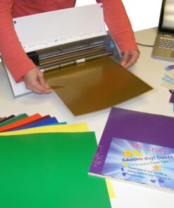 12 x 12 Gloss Black (10 Pack) Permanent Adhesive Vinyl Sheets for Silhouette Cameo and Cricut Explore Expression Maker Machines Make Decals Signs Monograms 6 91OqngFtS1L