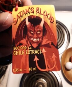 Satan's Blood Chile Pepper Extract Hot Sauce, 1.35 Ounce 29 91OtGGxO2WL 1