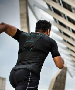 FITLY Minimalist Running Pack For Men & Women - Lightweight Running Vest Phone Holder, Storage, Thoracic Belt - Carry Personal Items - Running Backpack for Sub45 Runs, Hikes - (Classy Black) M-L-XL Classy Black 15 91OtHT6aBZL