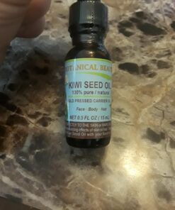 Botanical Beauty KIWI SEED OIL. 100% Pure/Natural/Undiluted/Virgin Cold Pressed Carrier oil. 0.5 Fl.oz.- 15 ml. by CHATEAU COSMETICS 0.5 Fl Oz (Pack of 1) 26 91OtZpMKB L