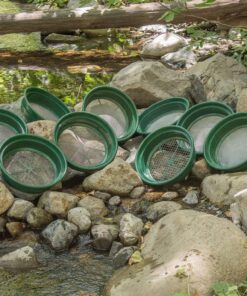 SE 9-Piece Set of Patented Stackable 13-1/4 Sifting Pans - GP2-9 Set 9 Pieces 23 91OxvI0OOkL