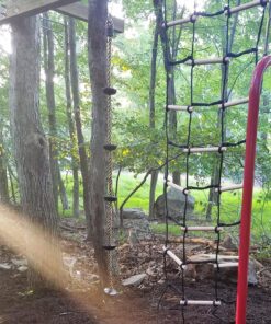 Swing N Slide WS 4481 Climbing Cargo Net for Kids Outdoor Play Sets, Jungle Gyms, SwingSets & Ninja Warrior Style Obstacle Courses (NE 4481-1) 29 91P0WgXQdvL