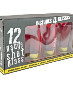 Alternative view of Fairly Odd Novelties 12 Gauge Shotgun Shell Shot Glasses Funny Gun Hunting Father's Day Dad Novelty Gag Gifts, Set of 4 Shot Gun Shell Shot Glasses, perfect Redneck Gifts! FON-10052