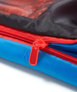 Idea Nuova 2 Piece Drawstring Sling Carry Bag with Sleeping Slumber Bag Spiderman 30"x54" 9 91P5h9t5CTL