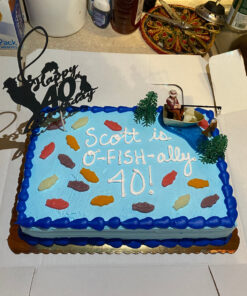 DecoPac Fisherman with Action Fish DecoSet Cake Decoration, 3 Piece Set, (16334) 31 91P7fKpqMPL