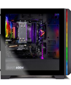 Skytech Gaming Chronos Mini Gaming PC Desktop – Intel Core i3 10100F 3.6 GHz, GTX 1650, 500GB SSD, 16G DDR4 3200, 600W Gold PSU, AC Wi-Fi, Windows 10 Home 64-bit,Black 10100F | 1650 9 91P8oz0J L