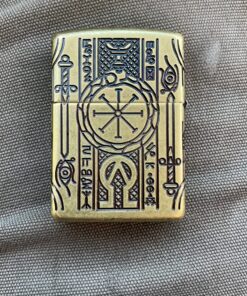 Zippo Armor Deep Carve Lighters Armor Antique Brass Book of the Dead 18 91P8vrnJMAL
