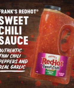 Alternative view of Frank's RedHot Sweet Chili Sauce, 0.5 gal - One Half Gallon Bulk Container of Sweet Chili Hot Sauce for Wings, Pizza, Sandwiches, Stir Fry, and More