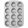 Wilton Recipe Right Muffin Pan, 12-Cup Non-Stick Muffin Pan Regular 12pcs 33 91PGR myML