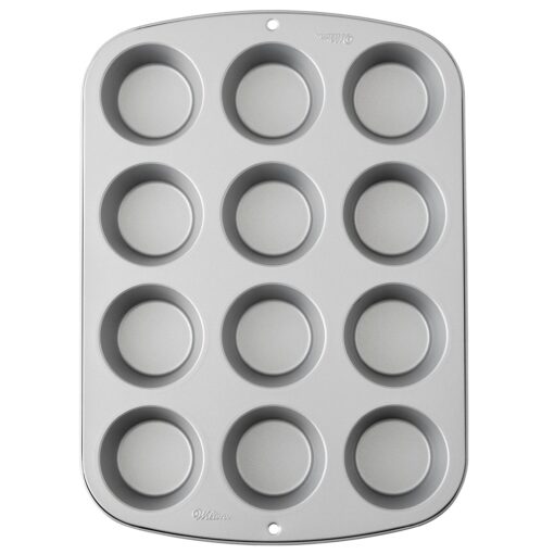 Wilton Recipe Right Muffin Pan, 12-Cup Non-Stick Muffin Pan Regular 12pcs