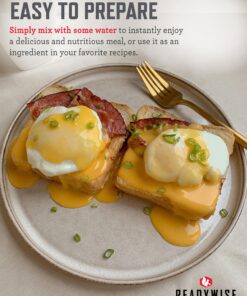 READYWISE - Powdered Eggs Bucket, 144 Servings, Emergency, MRE Food Supply, Premade, Freeze Dried Survival Food for Hiking, Adventure & Camping Essentials, Individually Packaged, 25 Year Shelf Life 144 Servings - Powdered Eggs 6 91PHZqAnXwL