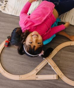 Melissa & Doug Classic Wooden Figure Eight Train Set (22 pcs) 29 91PNtSmHX5L 1