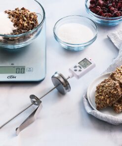 CDN DTC450 Digital Candy/Deep Fry/Pre-Programmed & Programmable Thermometer, White, 10.4" Digital Candy Thermometer 24 91PQ4n5X2oL