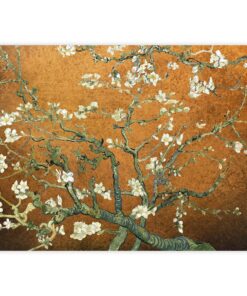 wall26 - Copper Almond Blossom by Vincent Van Gogh - Wall Mural, Removable Sticker, Home Decor - 66x96 inches 66"x96" Copper "Almond Blossom" By Vincent Van Gogh 9 91Pc0KAhDZL